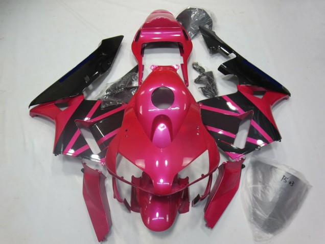 Online Rosa Negro Brillante Carenado Moto Honda CBR600RR 2003-2004