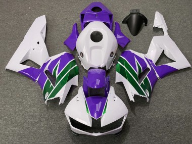 Online Blanco Púrpura Verde Carenado Moto Honda CBR600RR 2013-2023