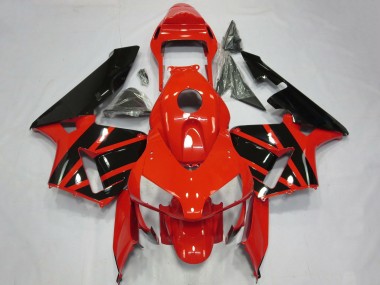 Online Rojo Negro Brillante OEM Estilo Carenado Moto Honda CBR600RR 2003-2004