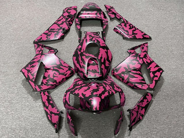 Online Rojo Negro Camouflage Carenado Moto Honda CBR600RR 2003-2004