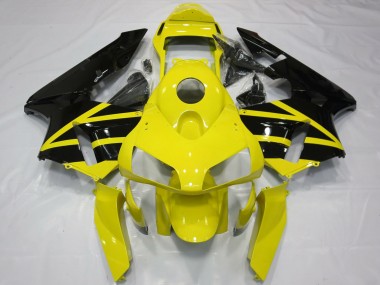 Online Amarillo Negro Brillante OEM Estilo Carenado Moto Honda CBR600RR 2003-2004