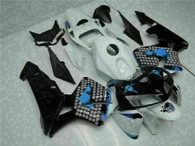 Online Blanco Negro Verde Carenado Moto Honda CBR600RR 2005-2006