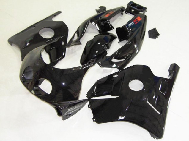 Online Negro Brillante Carenado Moto Honda CBR250RR 1990-1998