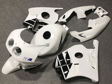Online Blanco Negro Brillante Carenado Moto Honda CBR250RR 1990-1998