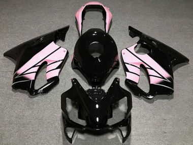 Online Rosa Negro Brillante Carenado Moto Honda CBR600 F4i 2004-2007