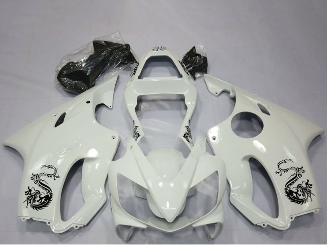 Online Blanco Dragón Carenado Moto Honda CBR600 F4i 2001-2003