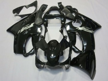 Online Negro Brillante Plata Calcomanía Carenado Moto Honda CBR600 F4i 2001-2003