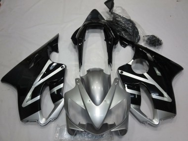 Online Plata Negro Brillante Carenado Moto Honda CBR600 F4i 2004-2007