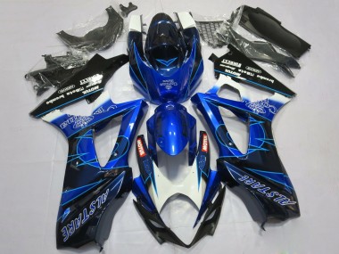 Online Azul Negro Corona Carenado Moto Suzuki GSXR 1000 2007-2008
