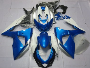 Online Azul Blanco Carenado Moto Suzuki GSXR 1000 2009-2016