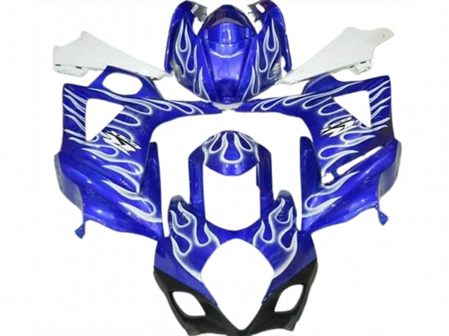 Online Azul Blanco Llama Carenado Moto Suzuki GSXR 1000 2007-2008