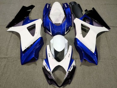 Online Blanco Azul Negro Carenado Moto Suzuki GSXR 1000 2007-2008
