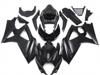 Online Negro Brillante Negro Mate Kits Carenados Moto Suzuki GSXR 1000 2007-2008
