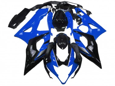 Online Azul Negro Brillante Carenados Moto Suzuki GSXR 1000 2005-2006
