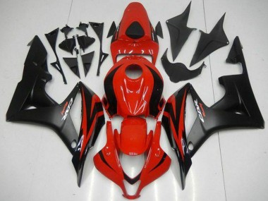 Online Rojo Negro Mate Calcomanías Carenado Moto Honda CBR600RR 2007-2008