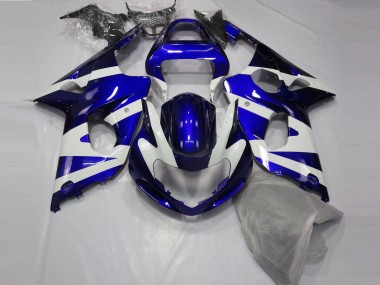 Online Azul Blanco Carenado Moto Suzuki GSXR 1000 2000-2002