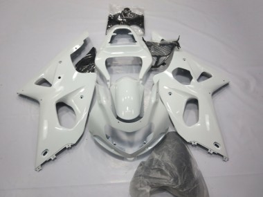 Online Blanco Brillante Carenado Moto Suzuki GSXR 1000 2000-2002