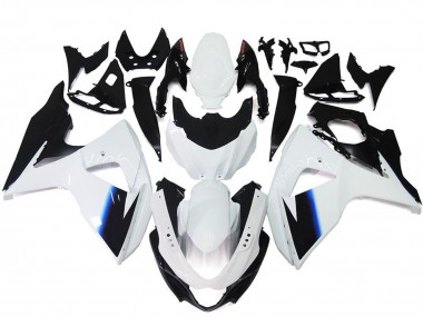 Online Blanco Azul Negro Kits Carenados Moto Suzuki GSXR 1000 2009-2016