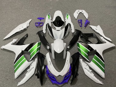 Online Blanco Azul Verde Negro Carenado Moto Suzuki GSXR 1000 2009-2016