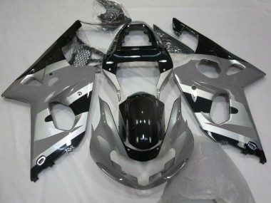 Online Gris Plata Negro Brillante OEM Estilo Carenado Moto Suzuki GSXR 1000 2000-2002