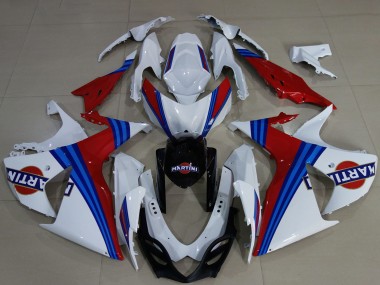 Online Blanco Azul Rojo Martini Carenado Moto Suzuki GSXR 1000 2009-2016