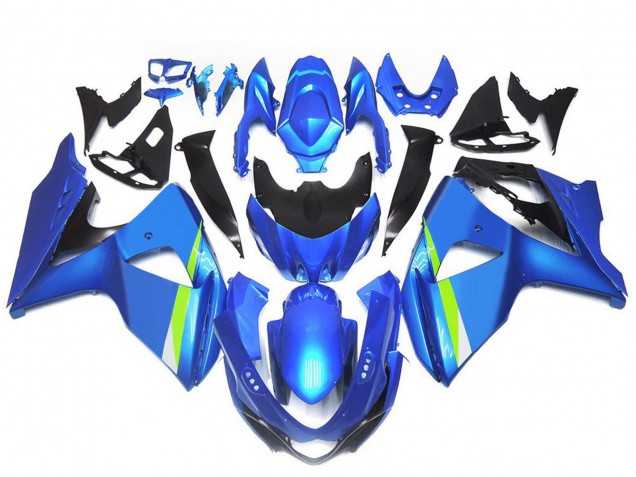 Online Azul Verde Negro Carenado Moto Suzuki GSXR 1000 2009-2016