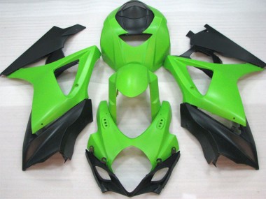 Online Verde Negro Mate Carenado Moto Suzuki GSXR 1000 2007-2008