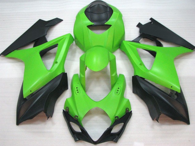 Online Verde Negro Mate Carenado Moto Suzuki GSXR 1000 2007-2008