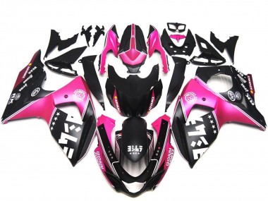 Online Rosa Negro Carenado Moto Suzuki GSXR 1000 2009-2016