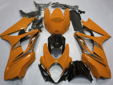 Online Naranja Negro Brillante OEM Estilo Carenado Moto Suzuki GSXR 1000 2007-2008