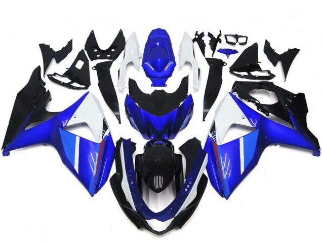 Online Blanco Azul Negro Carenado Moto Suzuki GSXR 1000 2009-2016