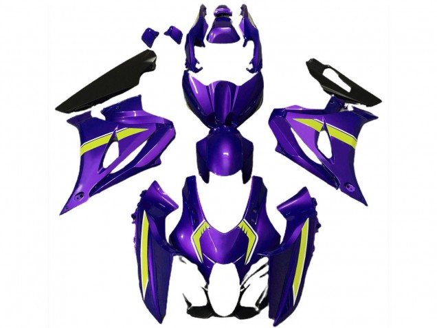 Online Púrpura Amarillo Estilo Carenado Moto Suzuki GSXR 1000 2017-2024