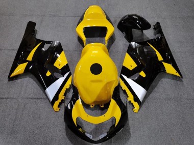 Online Amarillo Blanco Negro Brillante Carenado Moto Suzuki GSXR 600 / GSXR 750 2001-2003