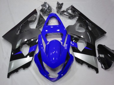 Online Azul Plata Gris Negro Carenado Moto Suzuki GSXR 600 / GSXR 750 2004-2005
