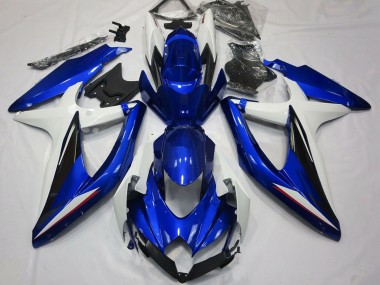 Online Blanco Azul Negro Carenado Moto Suzuki GSXR 600 / GSXR 750 2008-2010