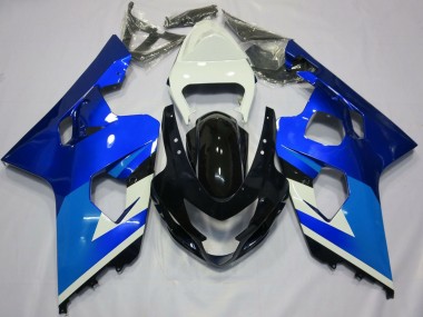 Online Blanco Azul Negro Carenado Moto Suzuki GSXR 600 / GSXR 750 2004-2005
