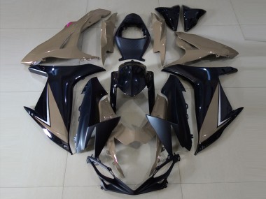 Online Gris Negro Brillante Negro Mate Carenado Moto Suzuki GSXR 600 / GSXR 750 2011-2024