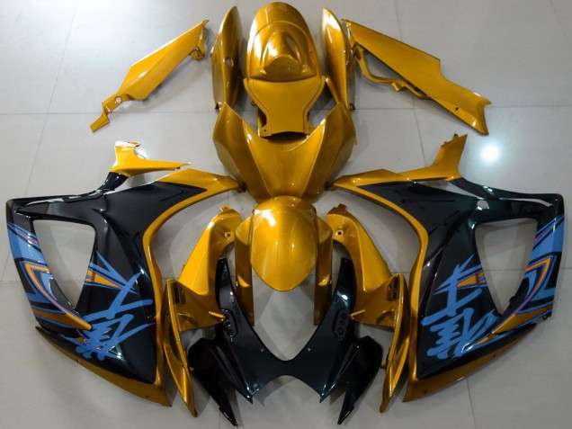 Online Oro Negro Azul Carenado Moto Suzuki GSXR 600 / GSXR 750 2006-2007