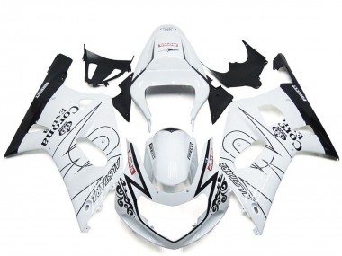 Online Blanco Negro Corona Alstare Carenados Moto Suzuki GSXR 600 / GSXR 750 2001-2003