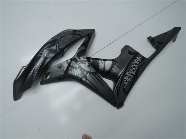 Online Negro Mate Graffiti Carenado Moto Honda CBR600RR 2007-2008