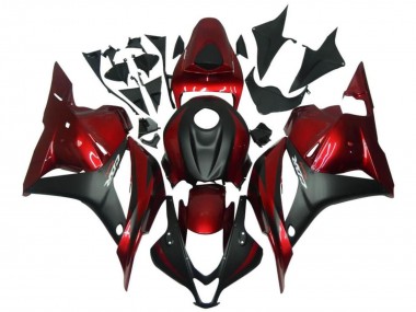 Online Rojo Negro Mate Carenado Moto Honda CBR600RR 2009-2012