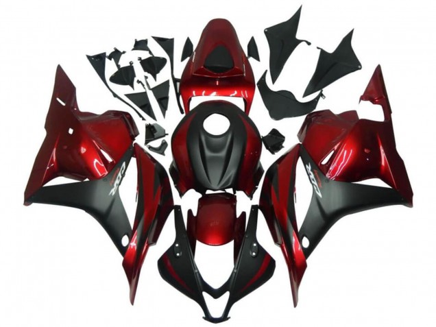 Online Rojo Negro Mate Carenado Moto Honda CBR600RR 2009-2012