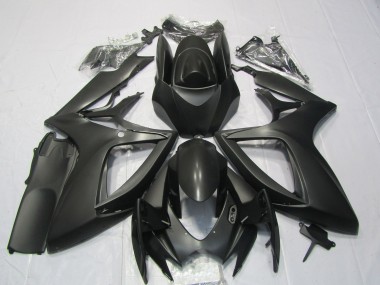 Online Negro Mate Carenado Moto Suzuki GSXR 600 / GSXR 750 2006-2007
