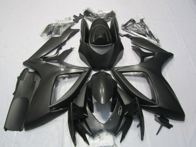 Online Negro Mate Carenado Moto Suzuki GSXR 600 / GSXR 750 2006-2007