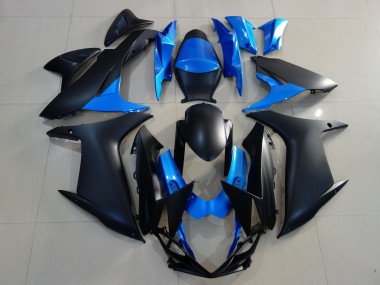 Online Azul Negro Mate Carenado Moto Suzuki GSXR 600 / GSXR 750 2011-2024