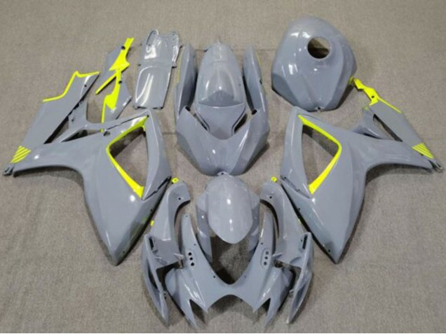 Online Nardo Gris Alta Visibilidad Amarillo Carenado Moto Suzuki GSXR 600 / GSXR 750 2006-2007