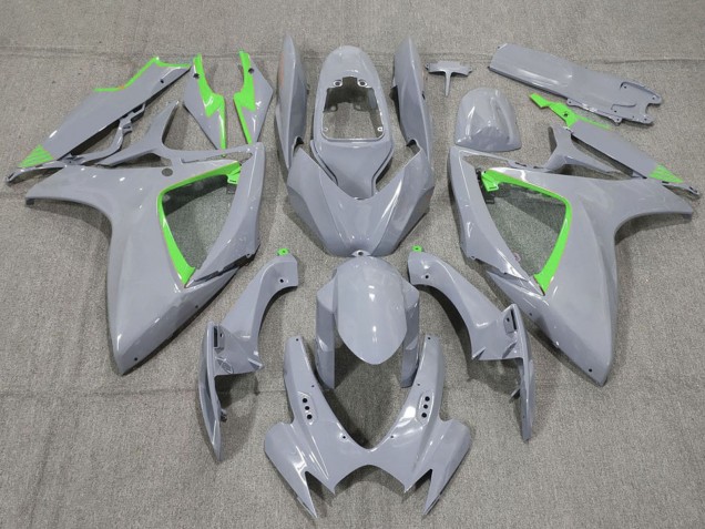 Online Nardo Gris Verde Carenado Moto Suzuki GSXR 600 / GSXR 750 2006-2007