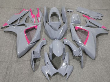 Online Nardo Gris Rosa Carenado Moto Suzuki GSXR 600 / GSXR 750 2006-2007