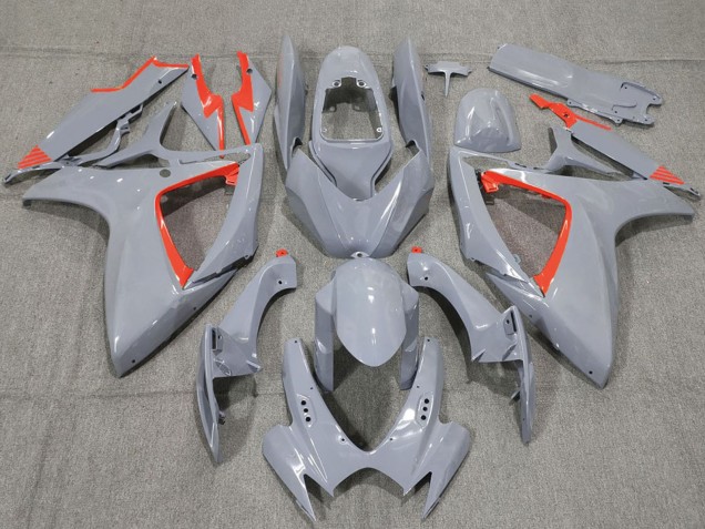 Online Nardo Gris Rojo Carenado Moto Suzuki GSXR 600 / GSXR 750 2006-2007