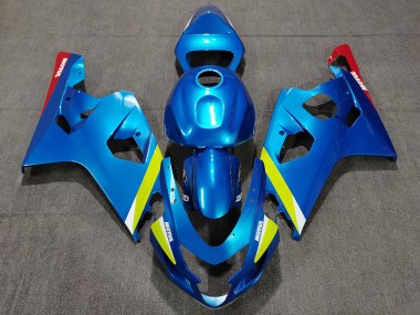 Online Azul Amarillo Rojo Carenado Moto Suzuki GSXR 600 / GSXR 750 2004-2005